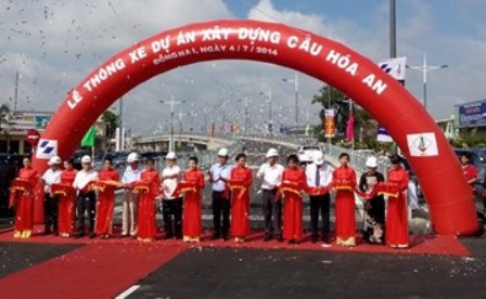 Thông xe cầu Hóa An tỉnh Đồng Nai